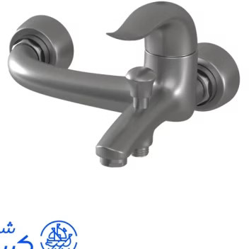 شیر حمام کسری مدل کاسپین کروم مات