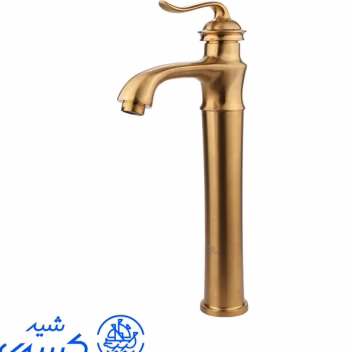 شیر روشویی پایه بلند کسری مدل دانوب طلامات