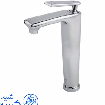 شیر روشویی پایه بلند کسری مدل امازون کروم