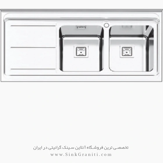 سینک پرنیان استیل مدل PS1184
