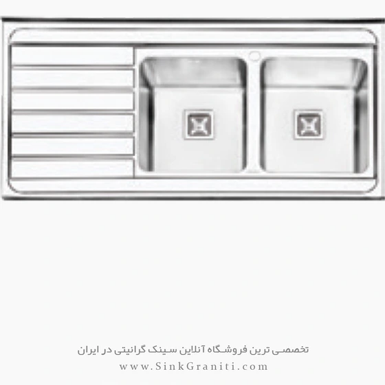 سینک پرنیان استیل مدل PS1186